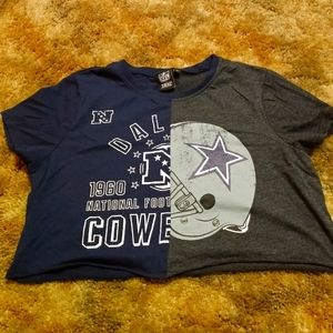 Crop top Dallas cowboy shirt